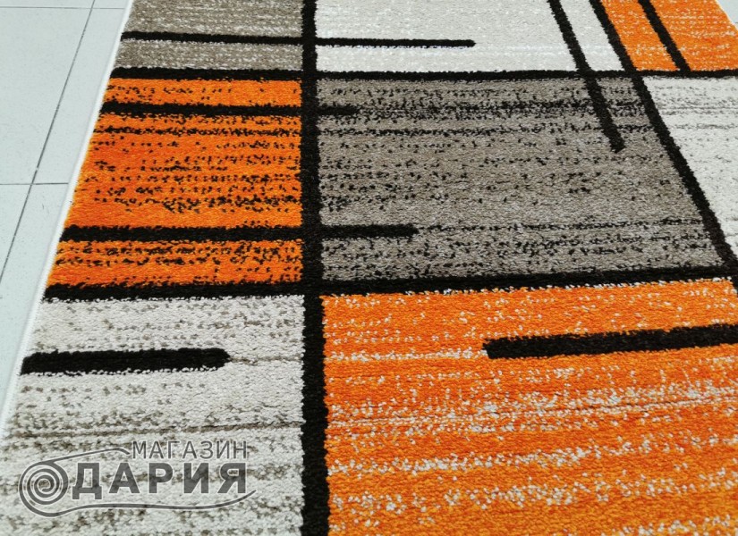 Тъкана пътека MAGNOLIA 704 d.beige/orange